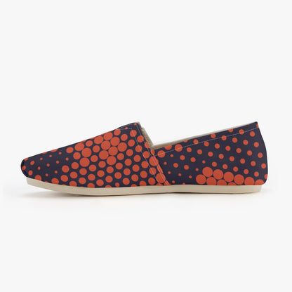 Camo Toms | Orange and Blue Digital Camouflage Canvas Shoes