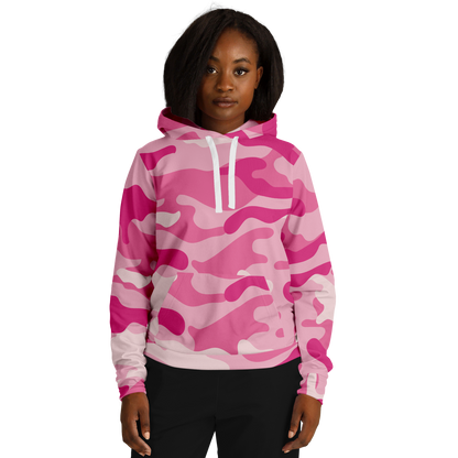 Camo Hoodie | Lavender Pink Camouflage Pullover