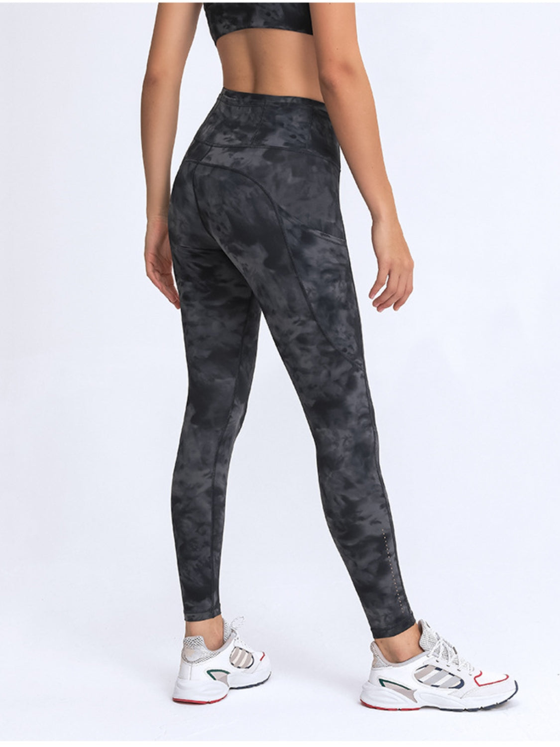 Millennia Wide Waistband Camo Leggings with Pockets