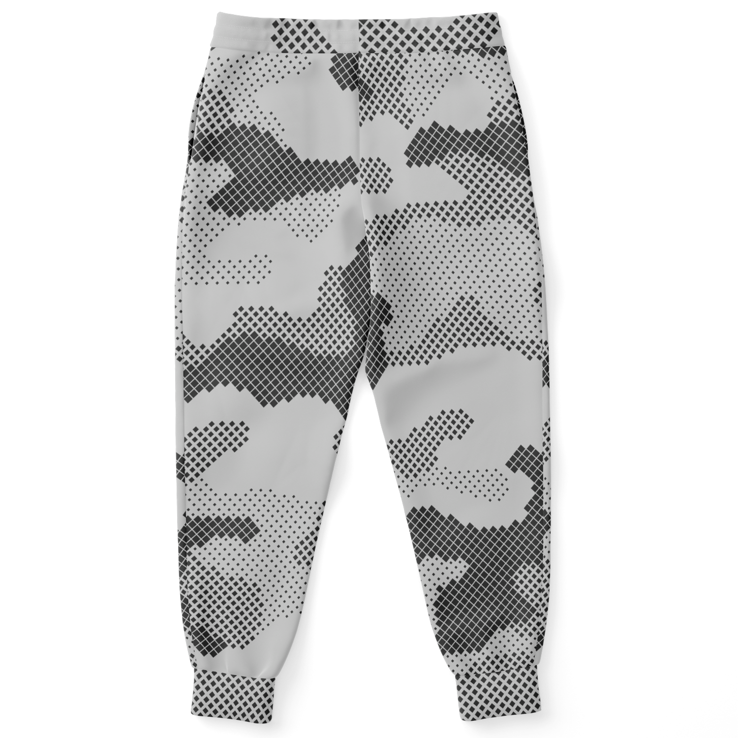 Camo Sweatpants | Black & White Digital Dotted