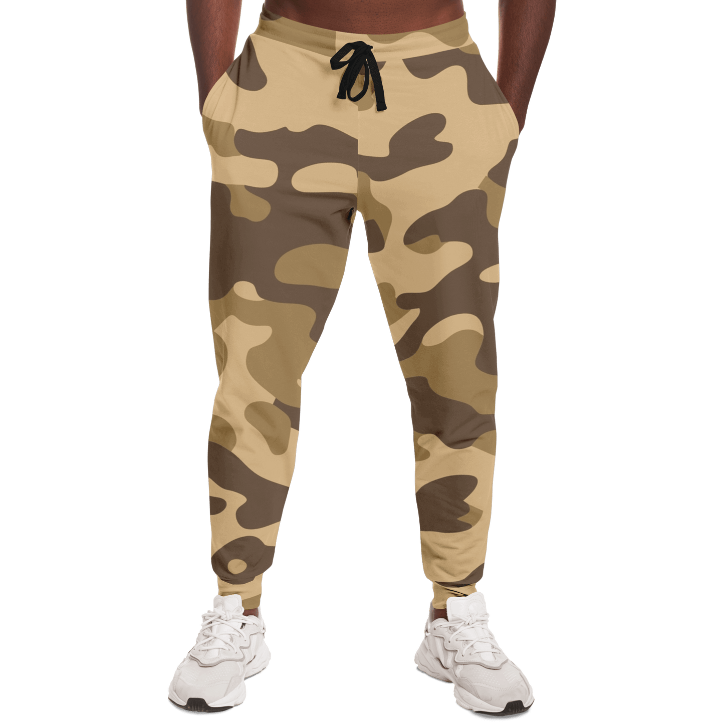 Camo Sweatpants | Unisex | Khaki Camouflage