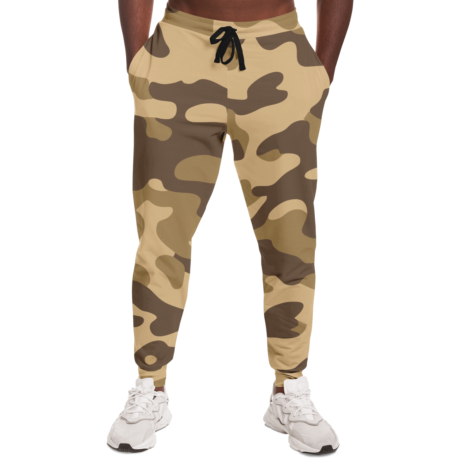 Camo Sweatpants | Unisex | Khaki Camouflage