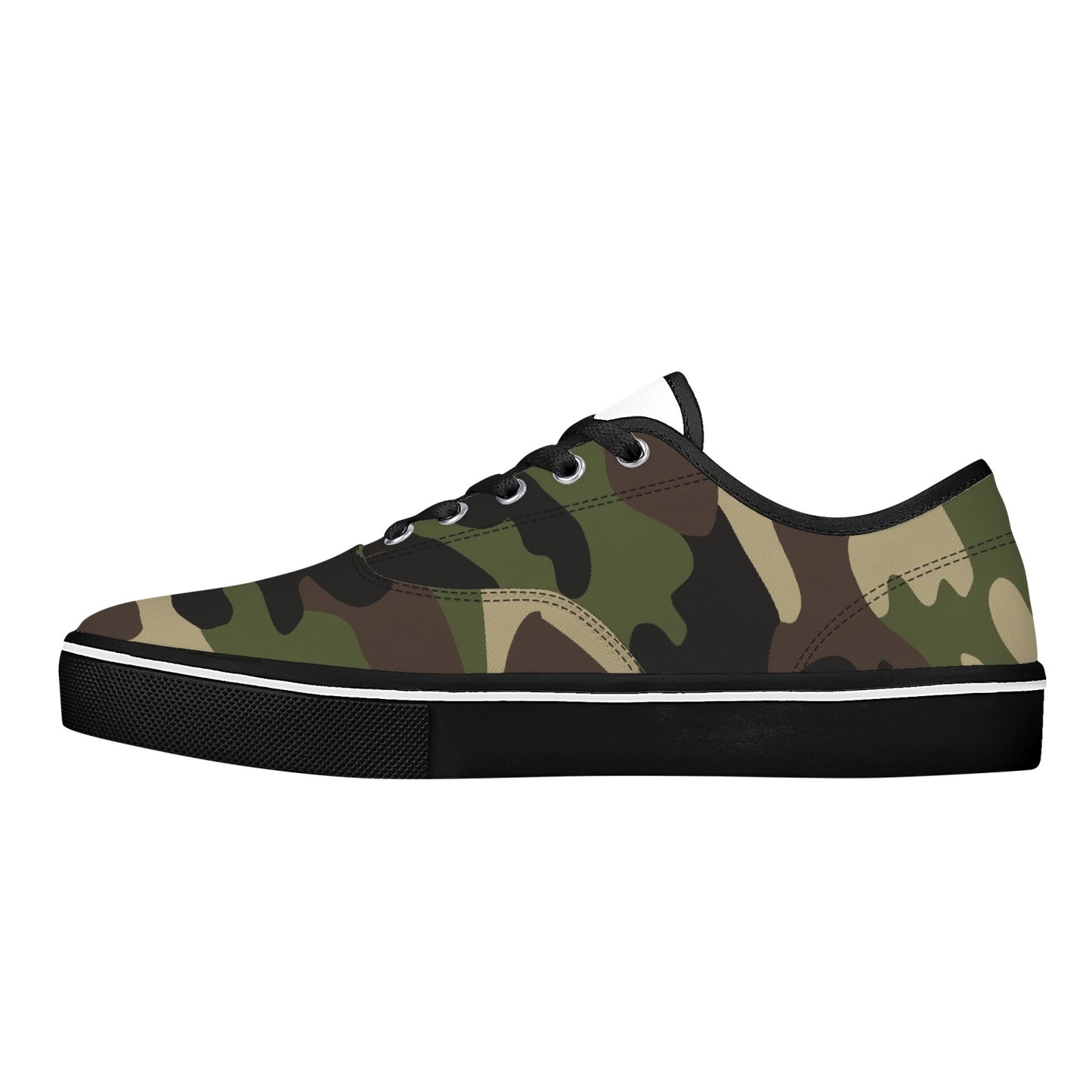 Camo Skate Shoes | Classic Green Camouflage