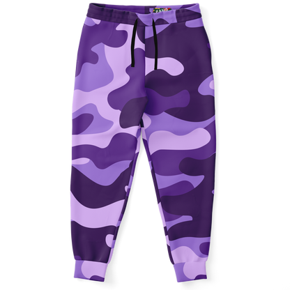 Camo Joggers | Unisex | Purple. Blue & Mauve