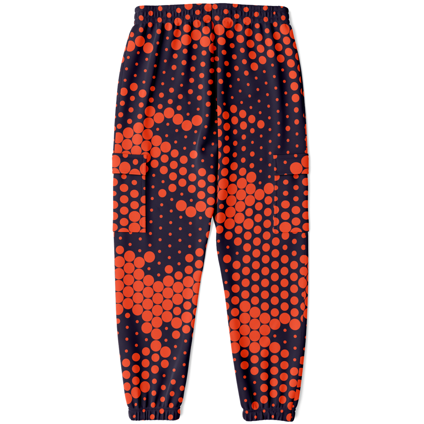 Camo Cargo Pants | Unisex | Orange & Blue Digital