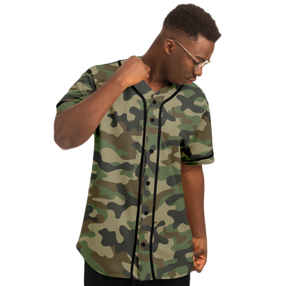 Camo Baseball Jersey | Military Brown Camouflage