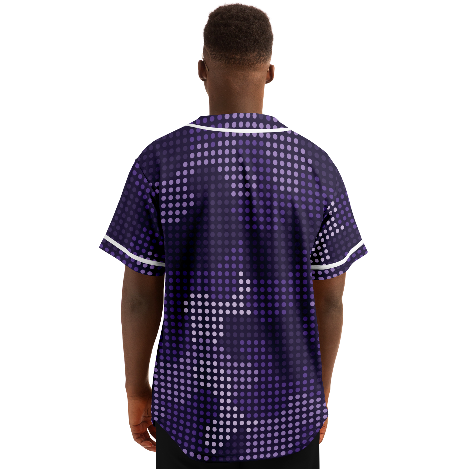 Camo Baseball Jersey | Blue Led Screen Camouflage