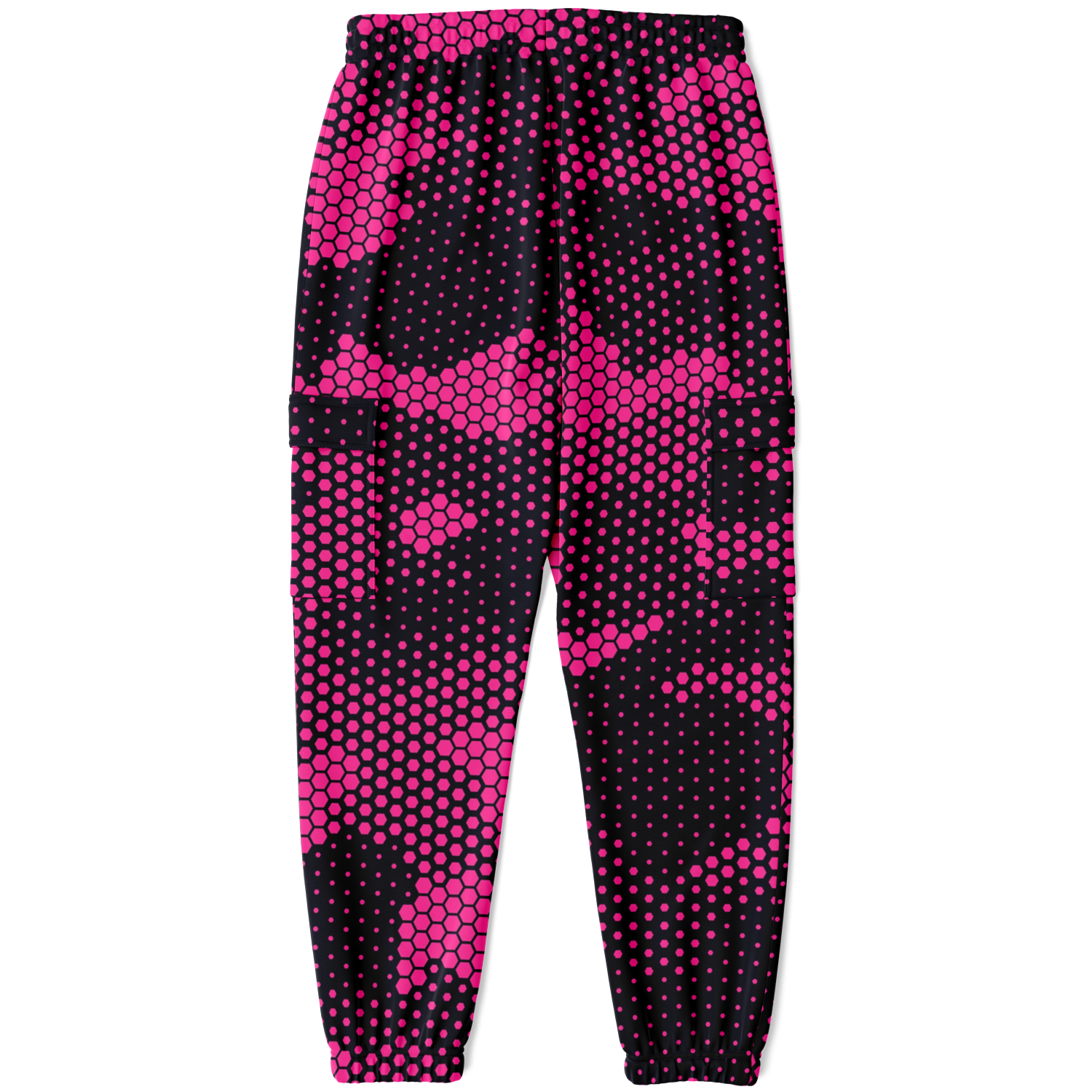 Camo Cargo Pants | Unisex | Pink Digital Dotted Hexagonal