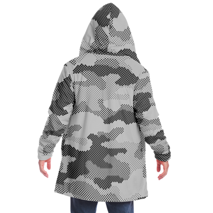 Camo Cloak | Gray Digital Camouflage | Microfleece