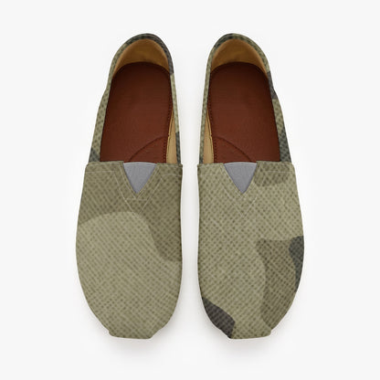 Camo Toms | Green Fabric Camouflage Canvas Shoes