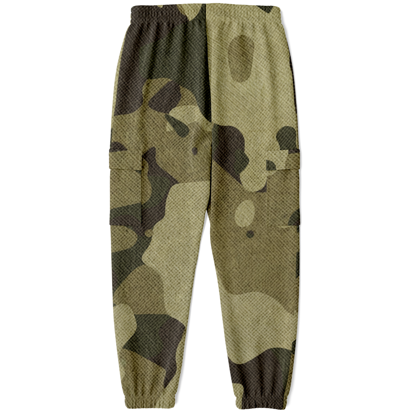 Camo Cargo Pants | Unisex | Green Fabric Camouflage