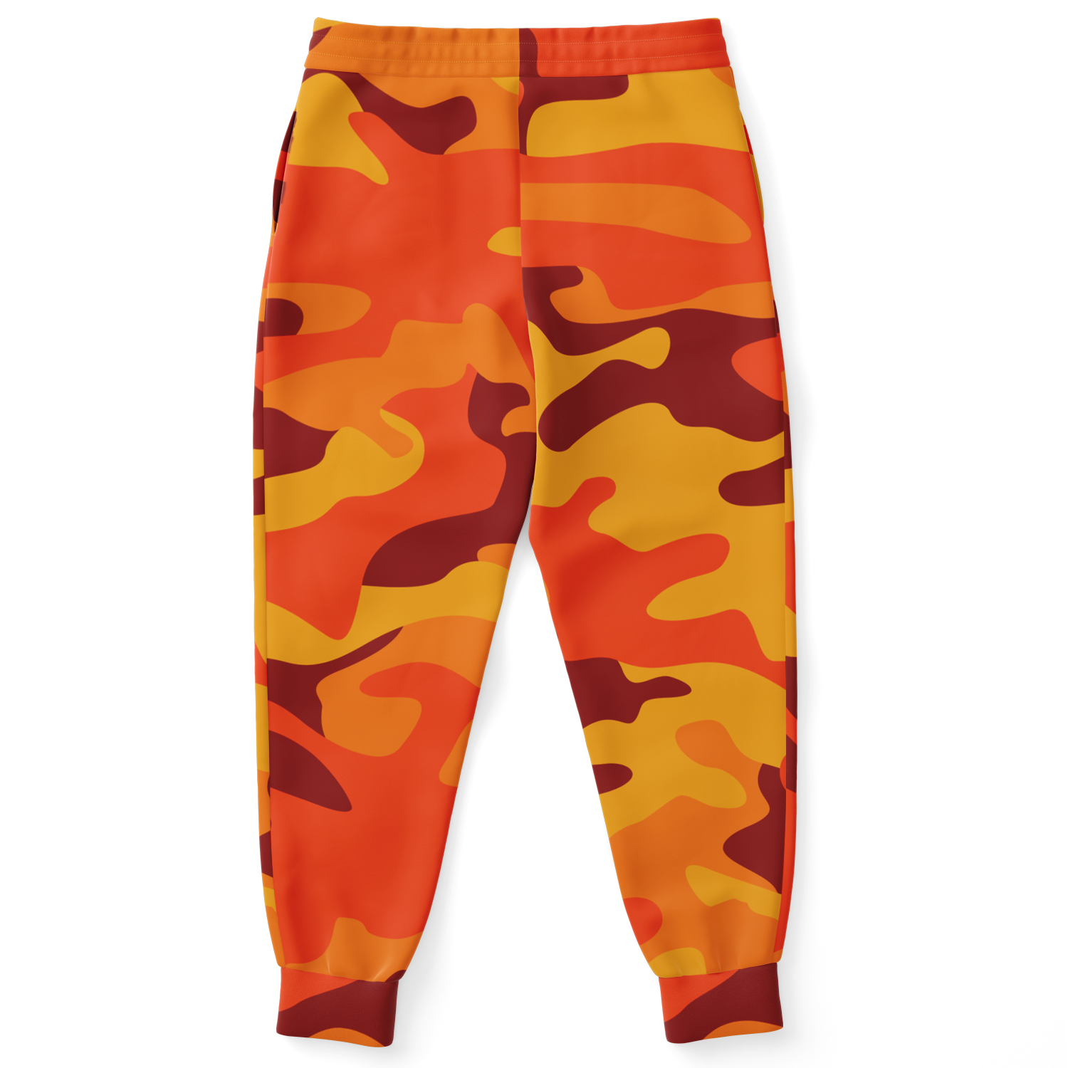 Camo Joggers | Unisex | Orange & Red