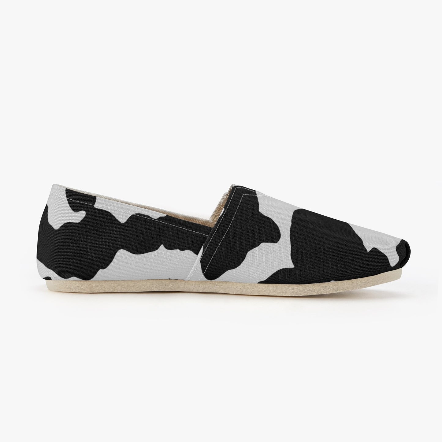 Camo Toms | Black & White Canvas Shoes