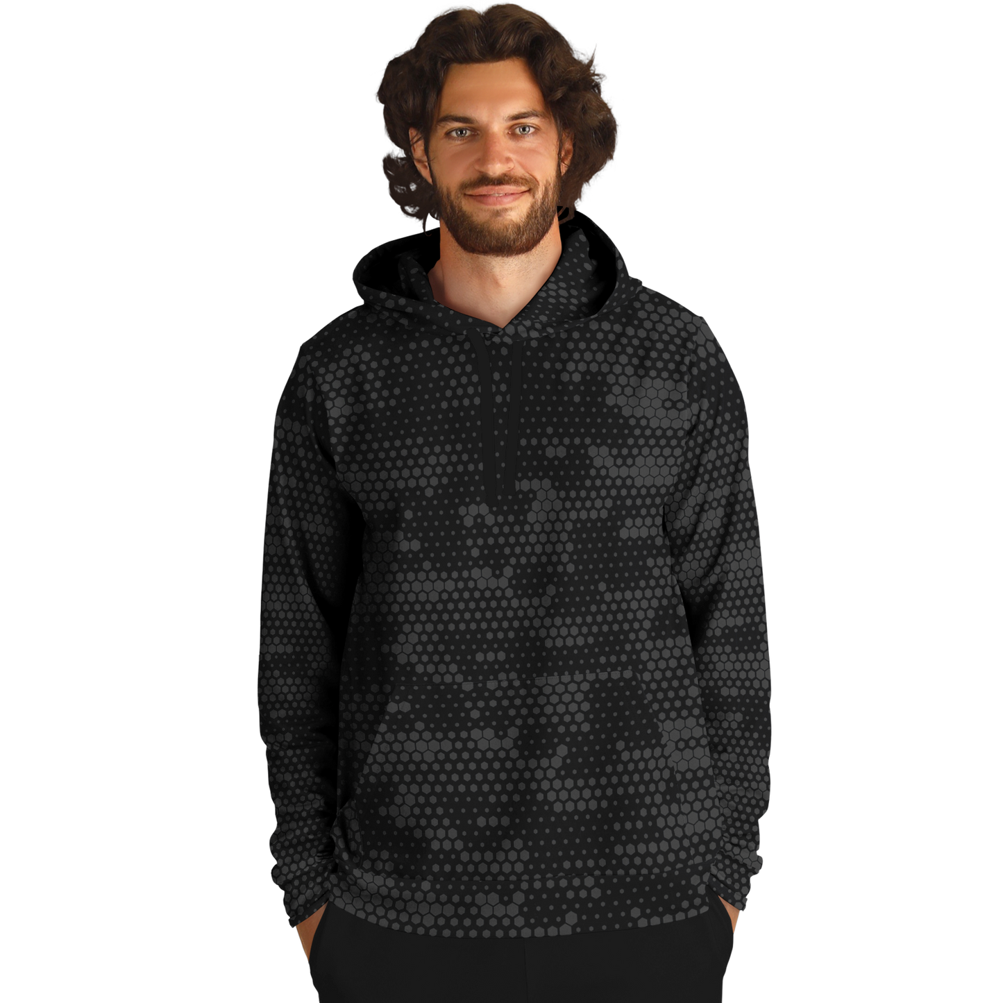 Black Camo Hoodie | Stylish Hive Camouflage