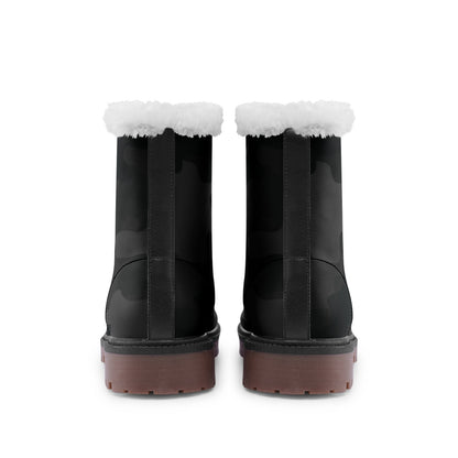 Snow Camo Boots | Black Camouflage