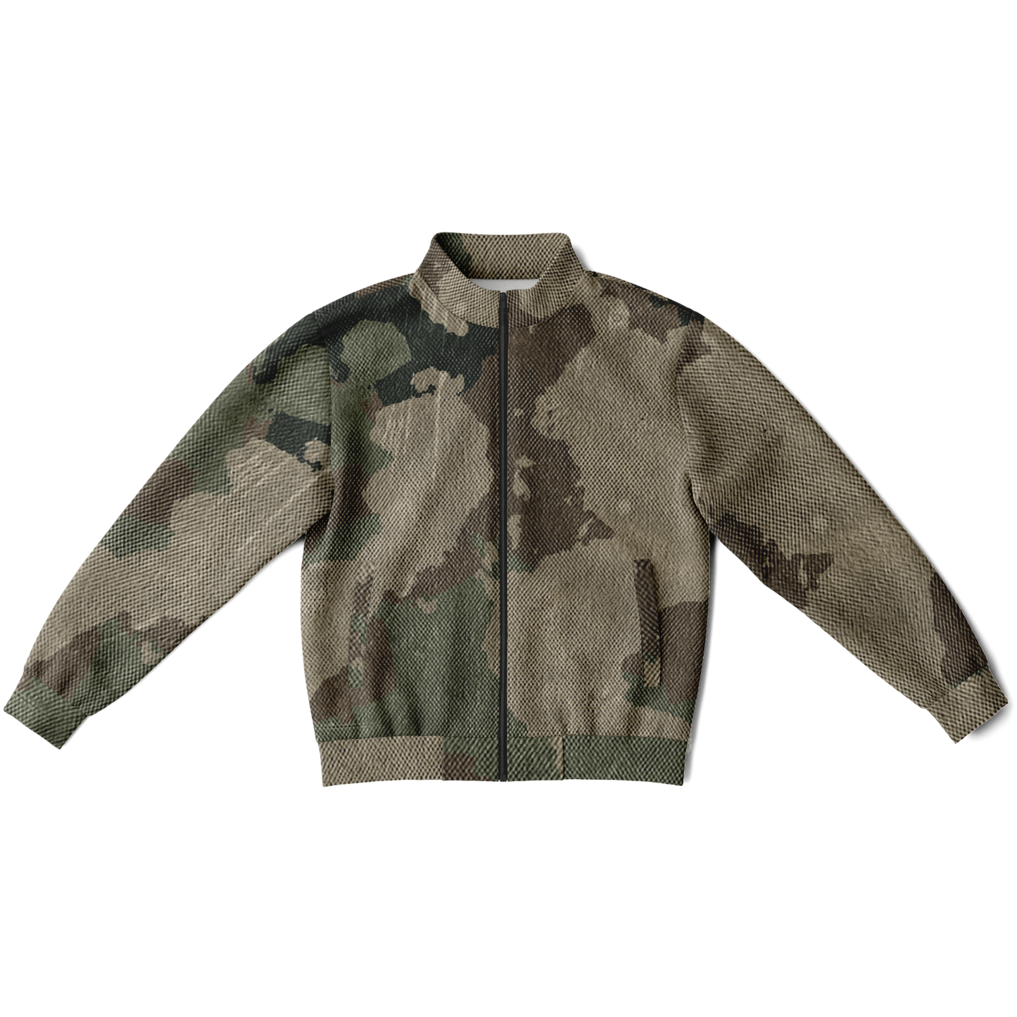 Camo Track Jacket | Dirty Old Brown Camouflage