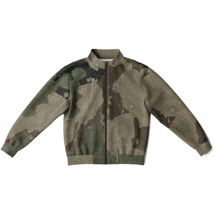 Camo Track Jacket | Dirty Old Brown Camouflage