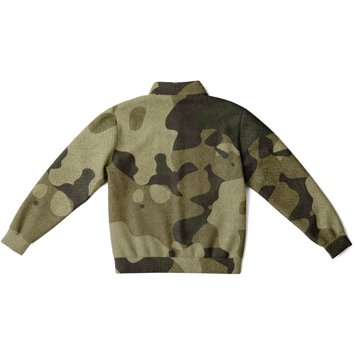 Camo Track Jacket | Green Fabric Camouflage