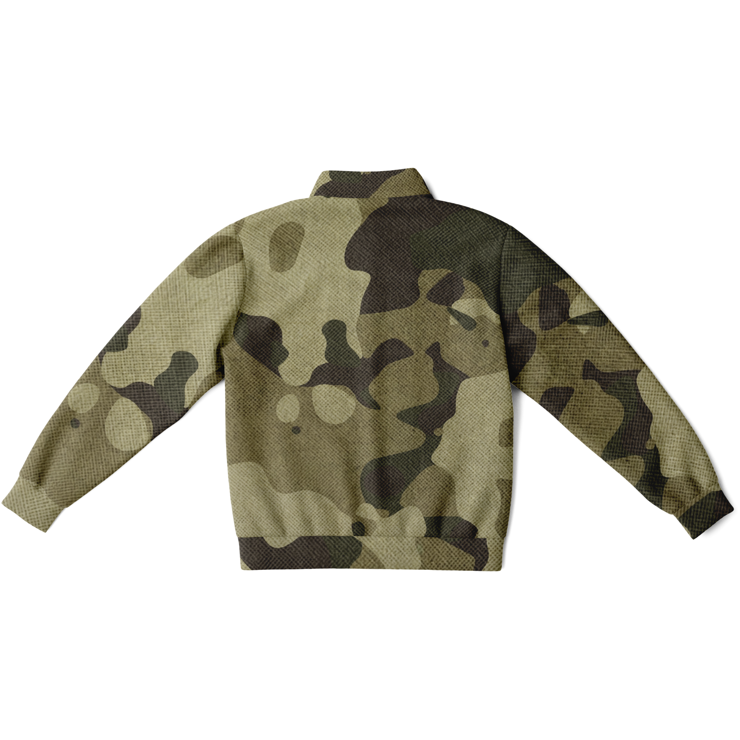 Camo Track Jacket | Green Fabric Camouflage