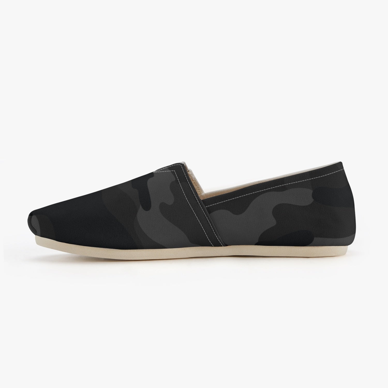 Camo Toms | Black Camouflage Canvas Shoes