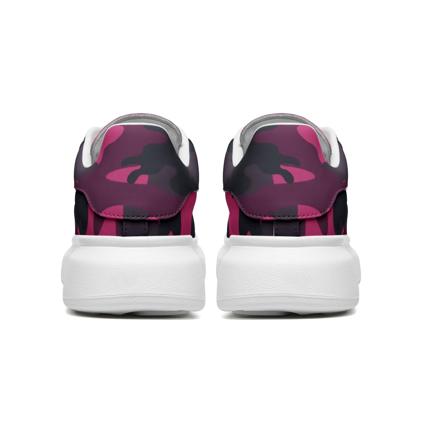 Oversized McQueen Sneakers | Pink, Onyx & Blue Camouflage