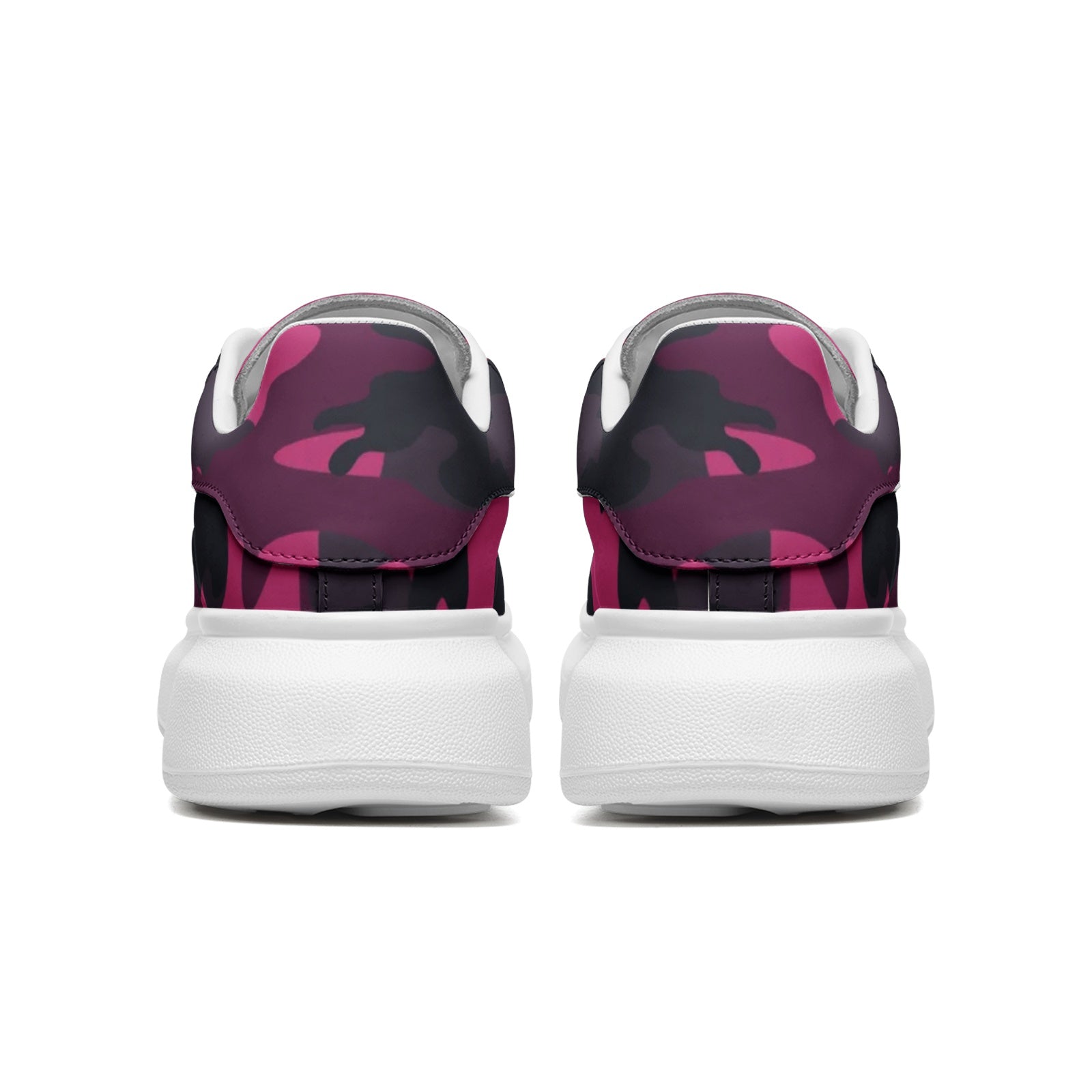 Oversized McQueen Sneakers | Pink, Onyx & Blue Camouflage