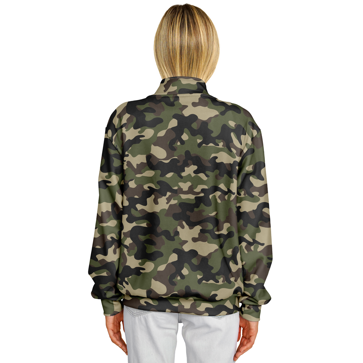 Military Brown Camo Jacket | Heavyweight Baseball Style