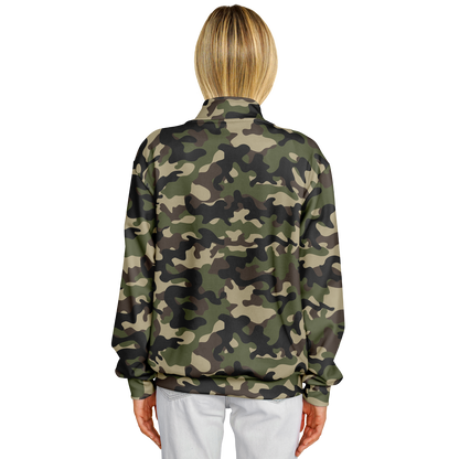 Military Brown Camo Jacket | Heavyweight Baseball Style