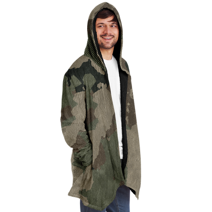 Camo Cloak | Dirty Brown Camouflage | Microfleece