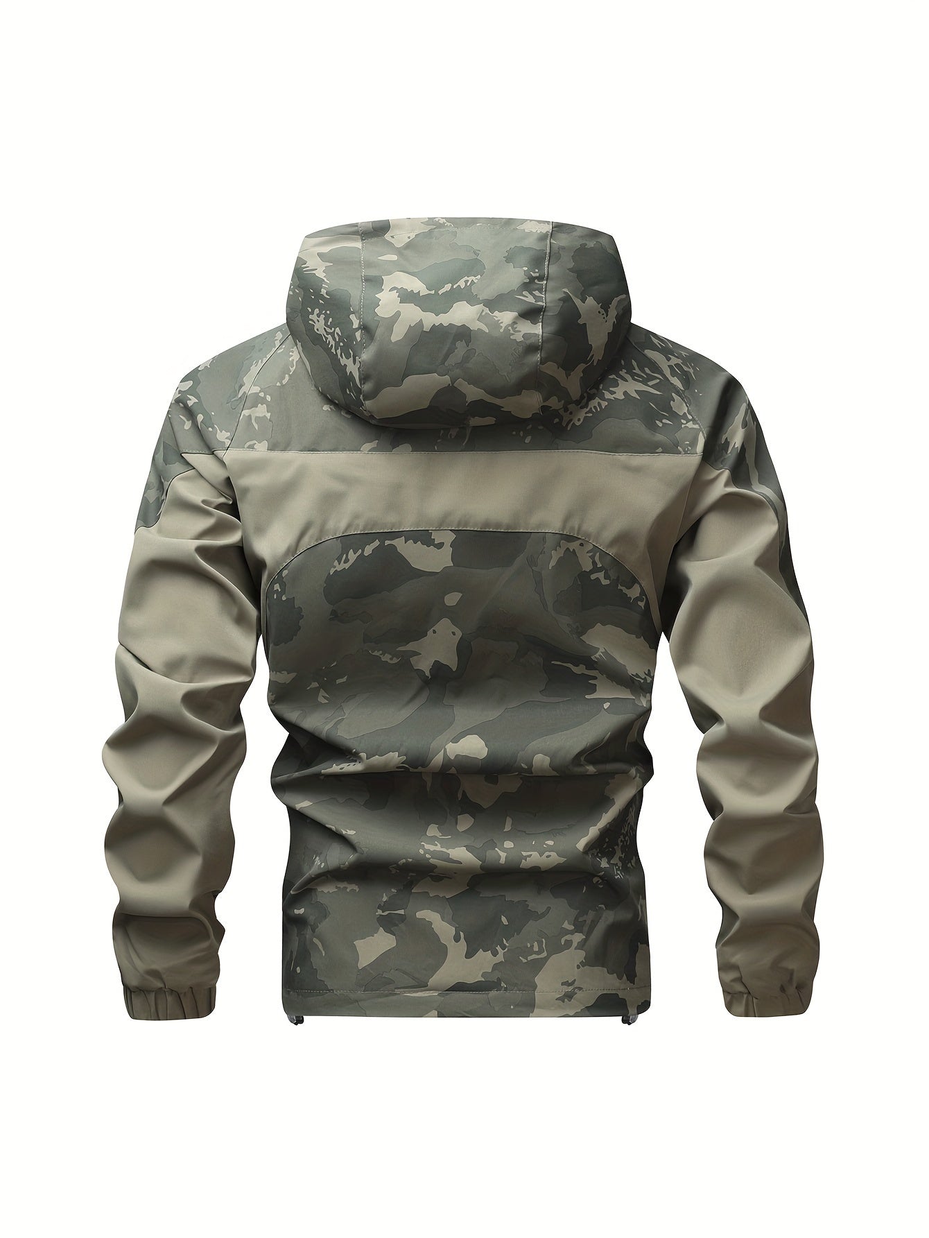 Preppy Jacket For Men | Army Green Camouflage