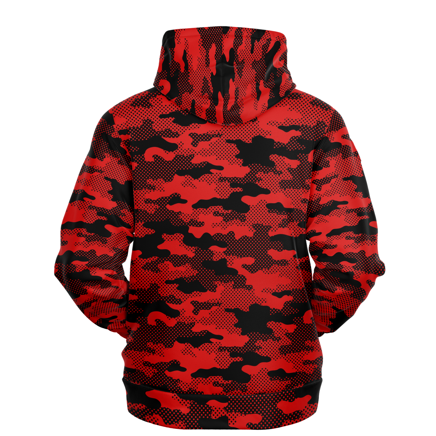 Red Camo Hoodie | Pixel Camouflage