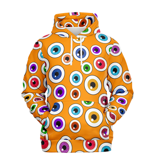 Orange Halloween Hoodie | Creepy Cute Eyeballs