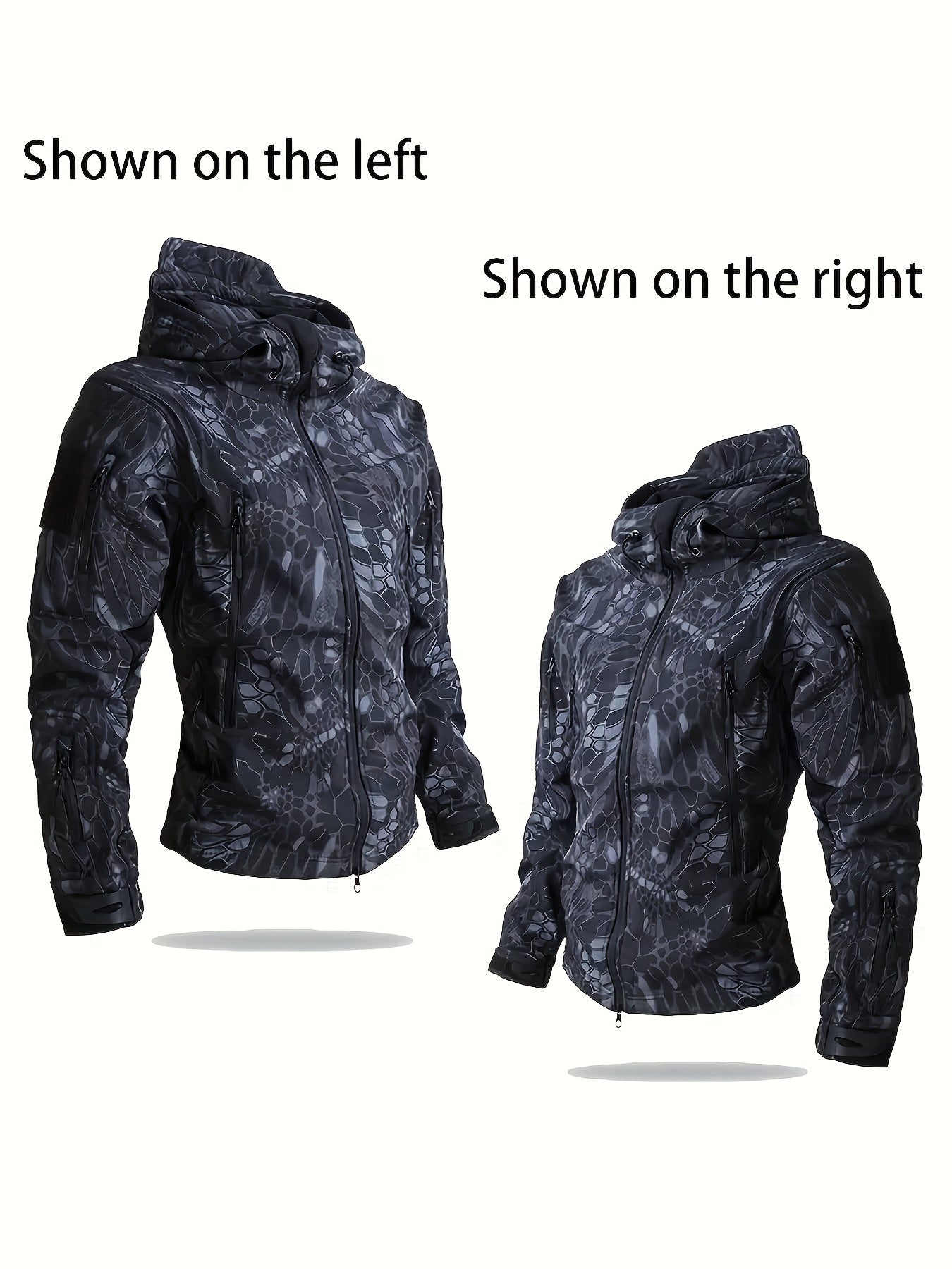 Tactical Military Jacket | Men's Windproof Hiking Softshell