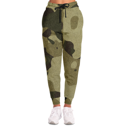 Camo Sweatpants | Unisex | Green Fabric Camouflage