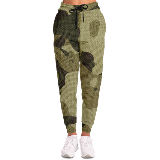 Camo Sweatpants | Unisex | Green Fabric Camouflage