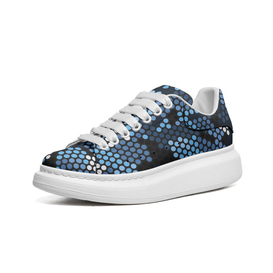 Oversized McQueen Sneakers | Urban Blue Camouflage