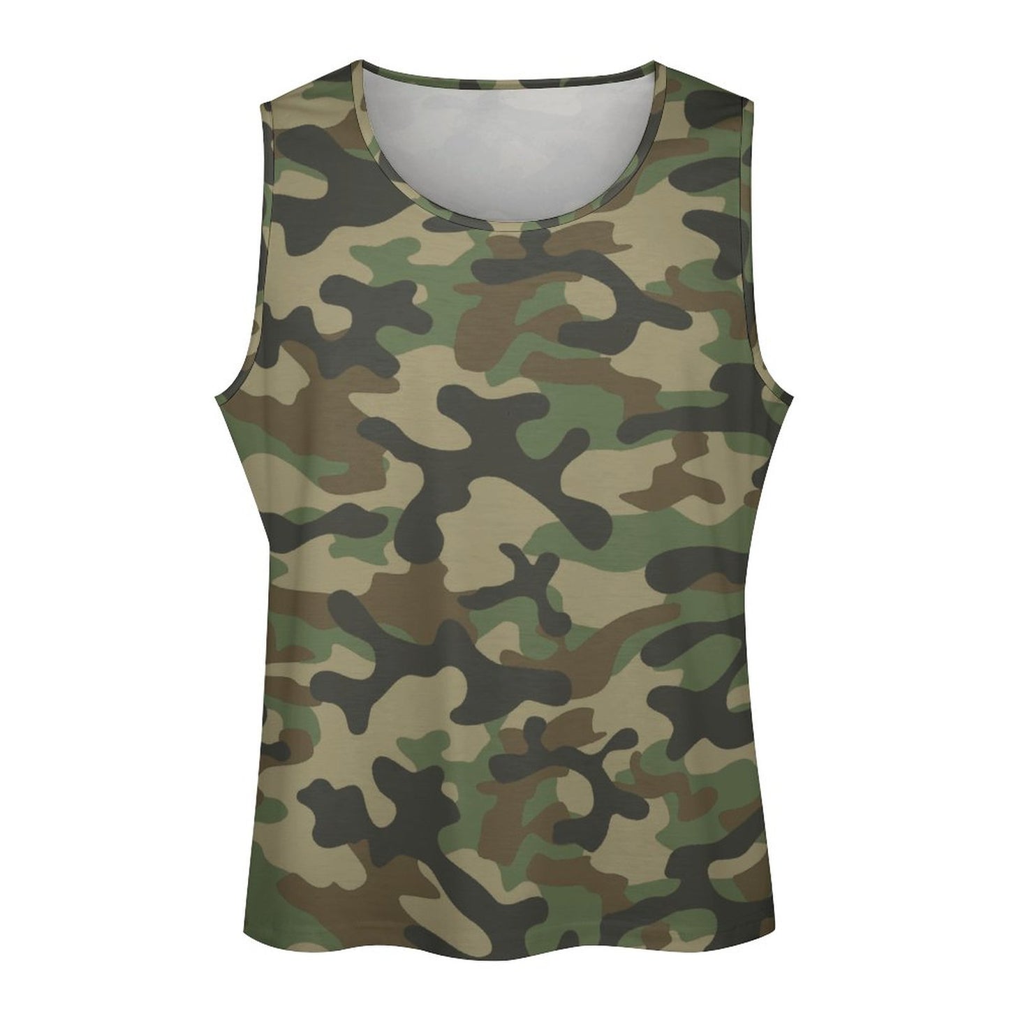 Camo Tank Top | Military Brown Camouflage