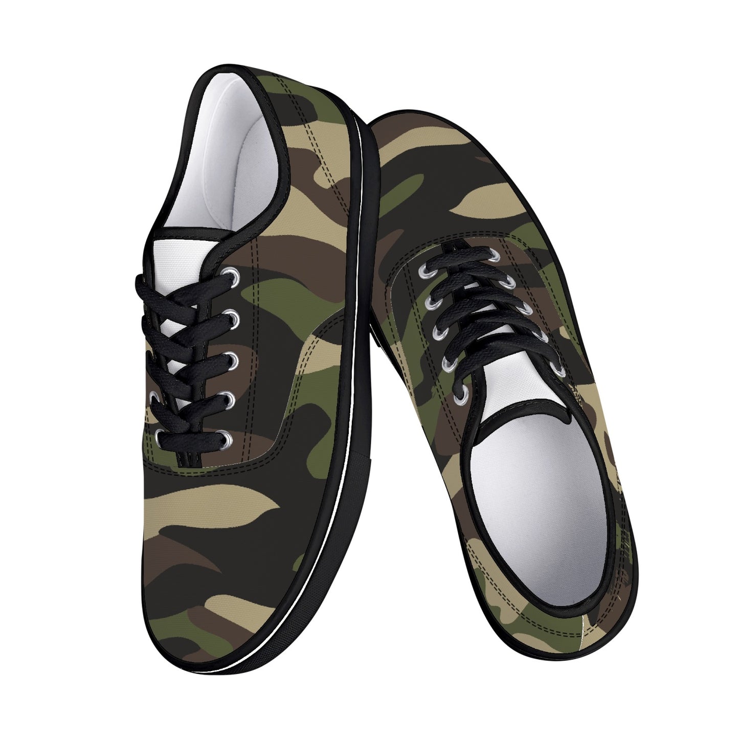 Camo Skate Shoes | Classic Green Camouflage