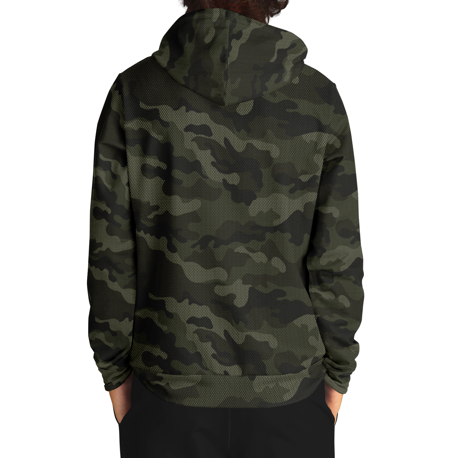 Brown Camo Hoodie | Digital Dotted Camouflage