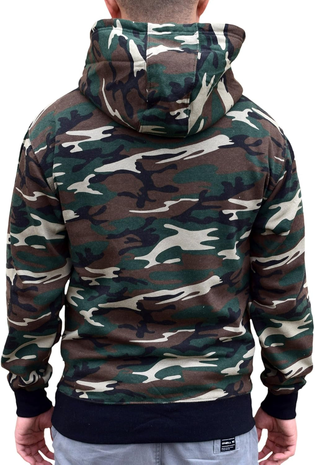 Men'S Jab. Cross. Hook. Upper-Cut. Boxing Gloves Camo Hoodie