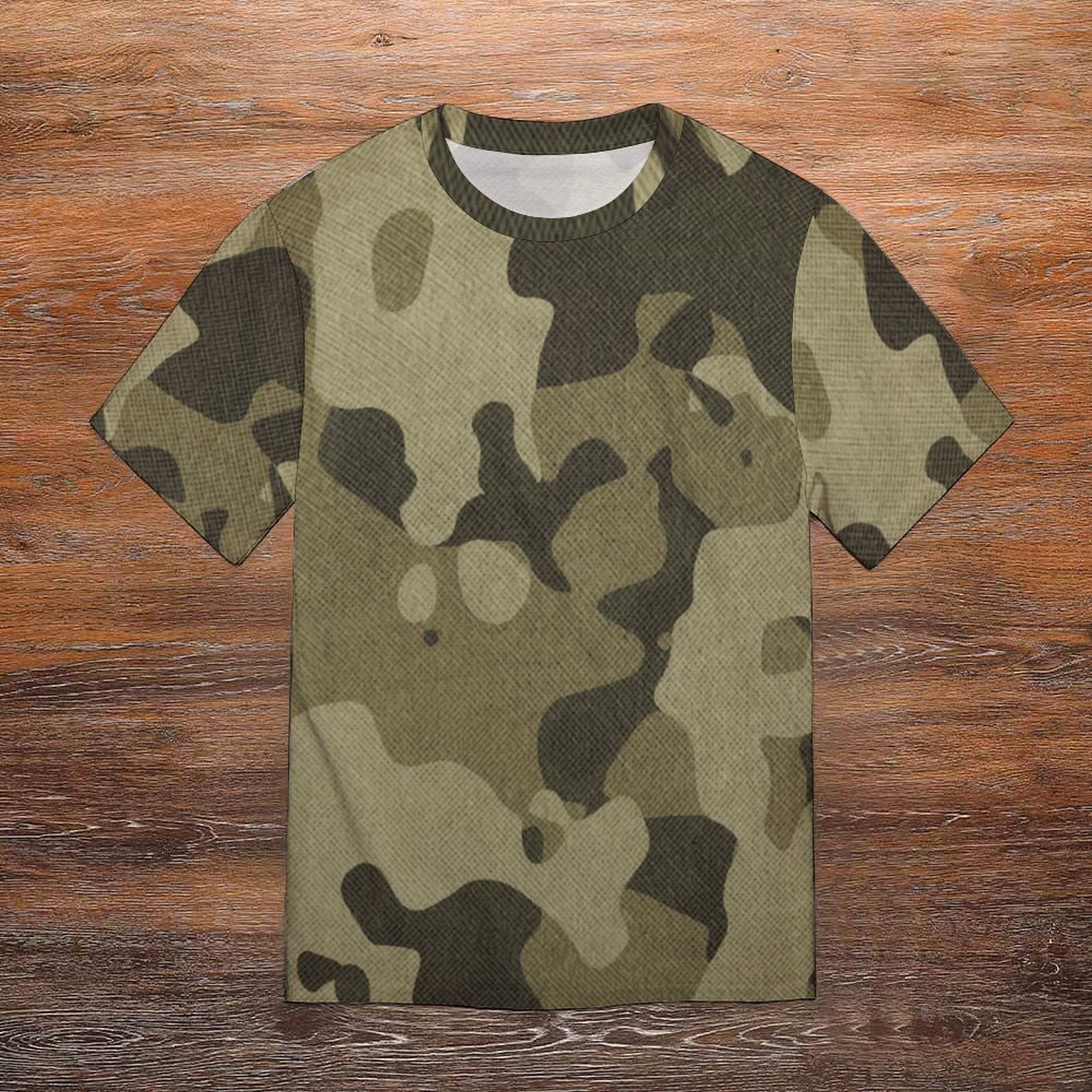 Camo Shirt | Green Fabric Camouflage T