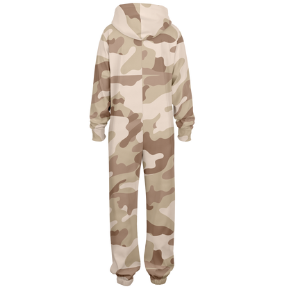 Camo Onesie | Dirty Brown Camouflage