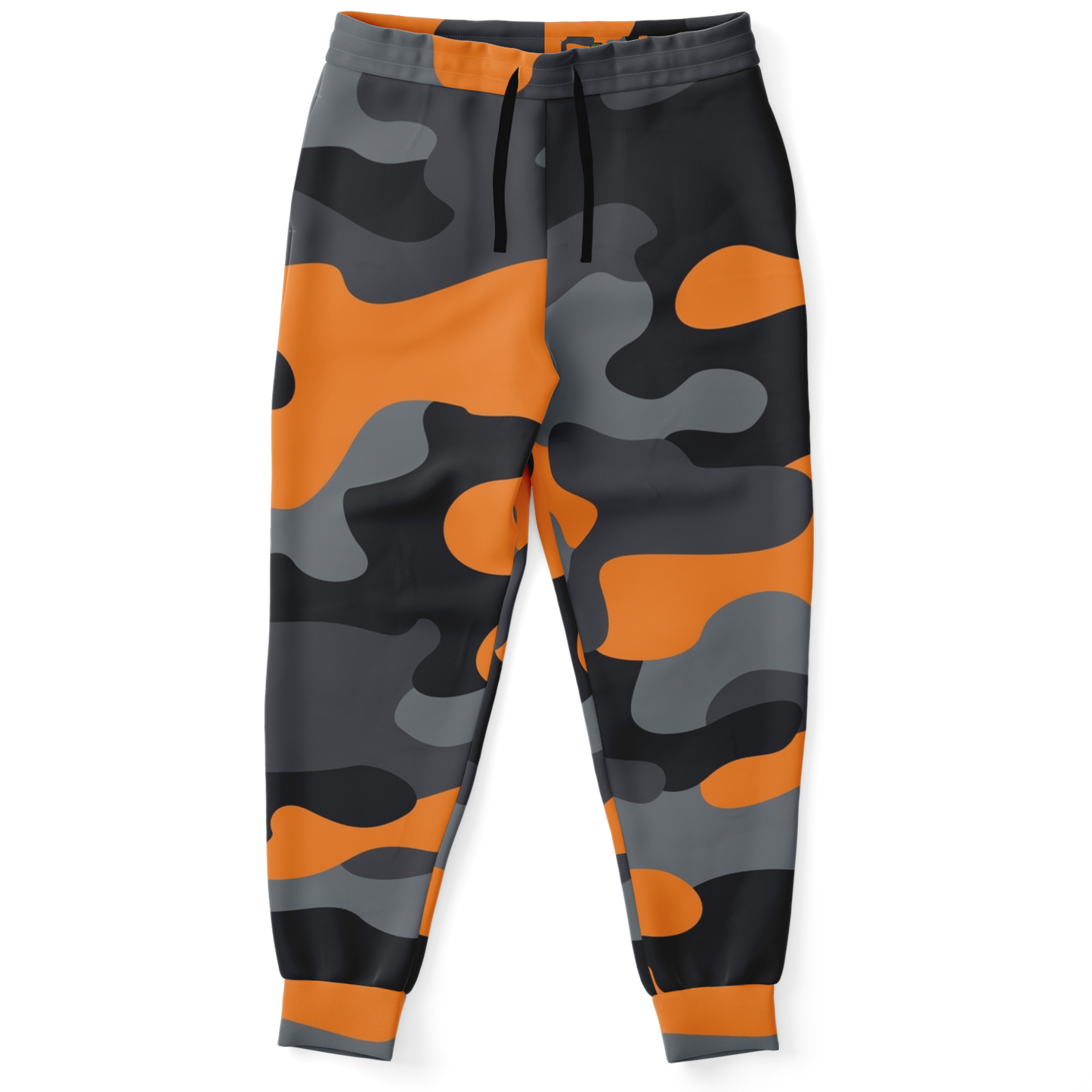 Camo Sweatpants | Unisex | Orange, Gray & Black Camouflage