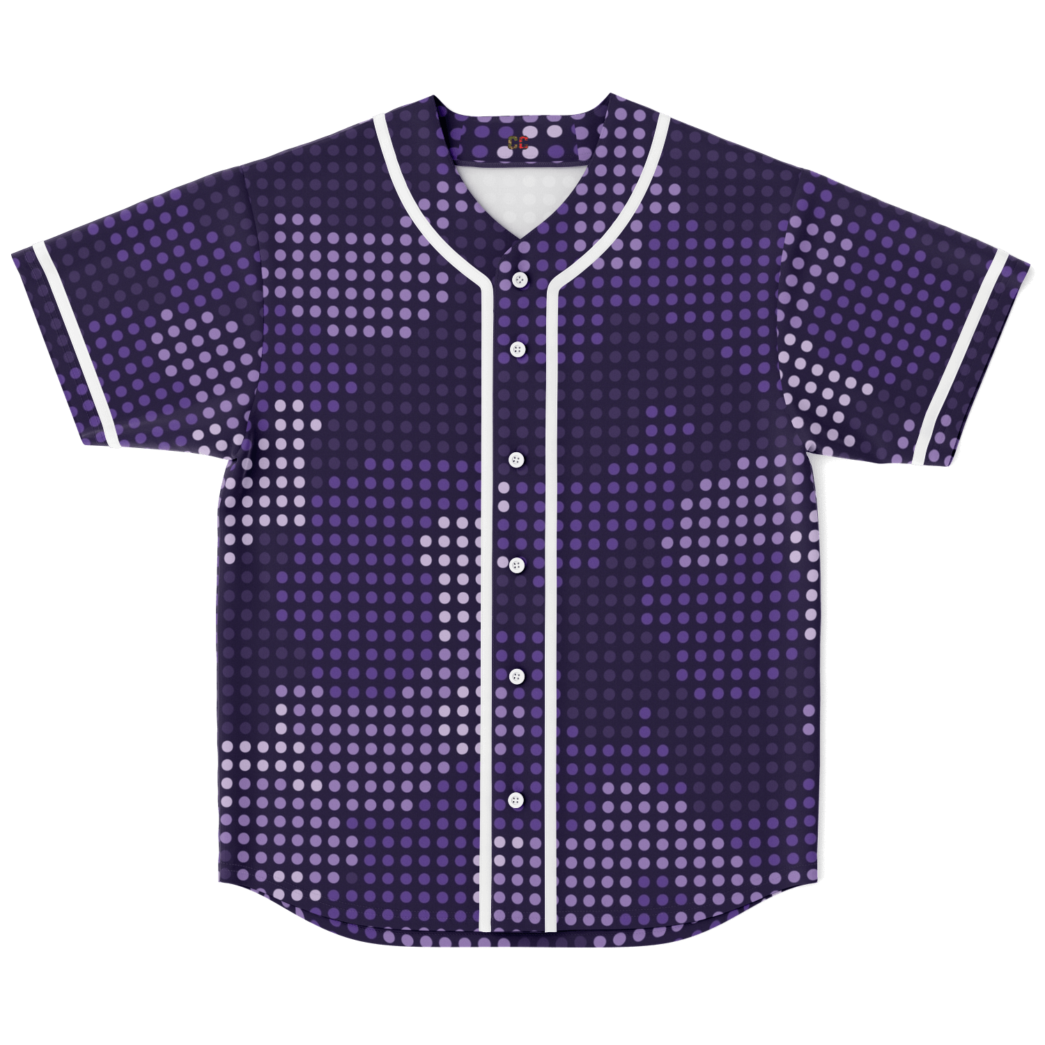 Camo Baseball Jersey | Blue Led Screen Camouflage