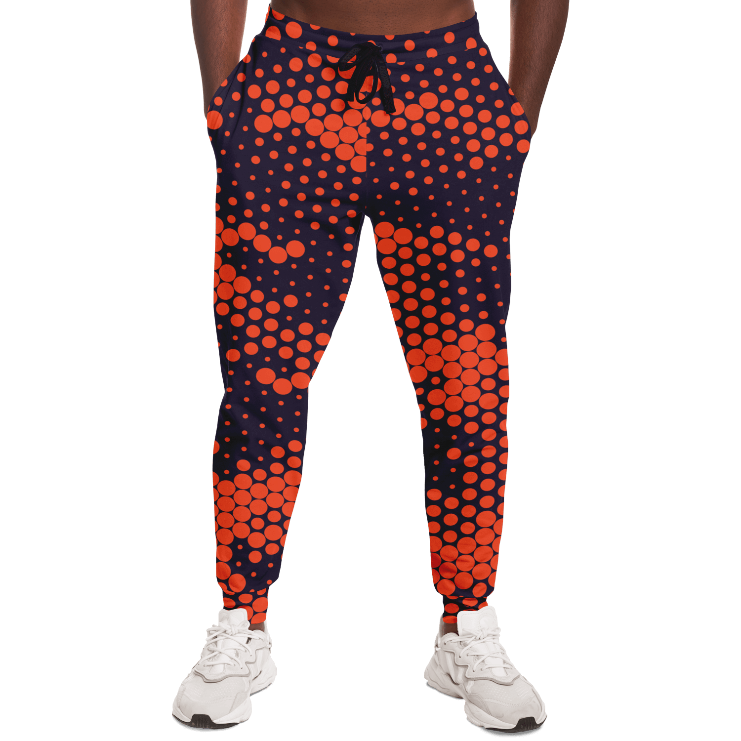 Camo Joggers | Unisex | Orange & Blue Digital