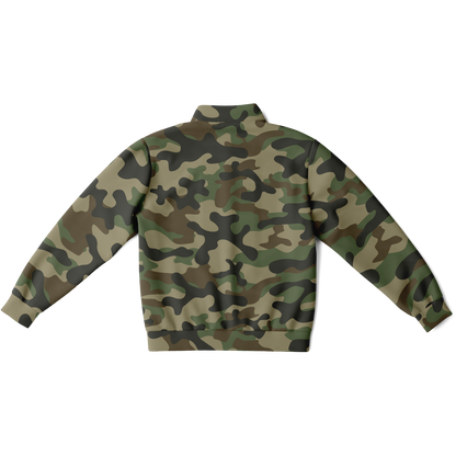 Camo Track Jacket | Military Brown Camouflage