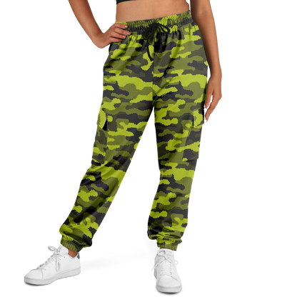 Green Dotted Camo Cargo Pants | Unisex