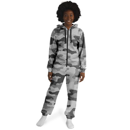 Camo Onesie | Digital Gray Camouflage