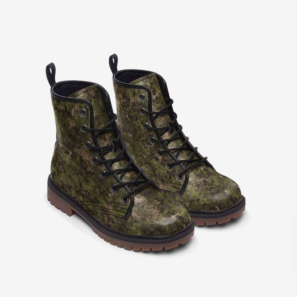 Hunting Brown Camo Boots | Lightweight Leather