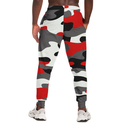 Camo Sweatpants | Unisex | Red, Black & White